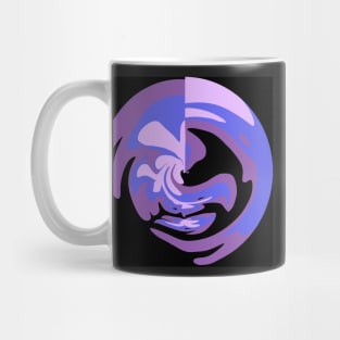 Purple and black III Mug